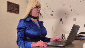 www.chrissinalovegag.com - Pastime in the Office! thumbnail